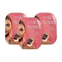 3 Roca Volcánica Antibrillo Coreano Rosa Brillante - Haruen Mini